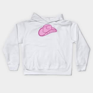 Save a Horse Cowboy Hat pink Kids Hoodie